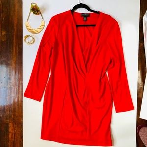 Sexy Red Dress! Plus Size Long Sleeved. F21